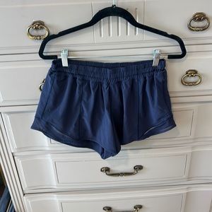Navy lulu lemon shorts